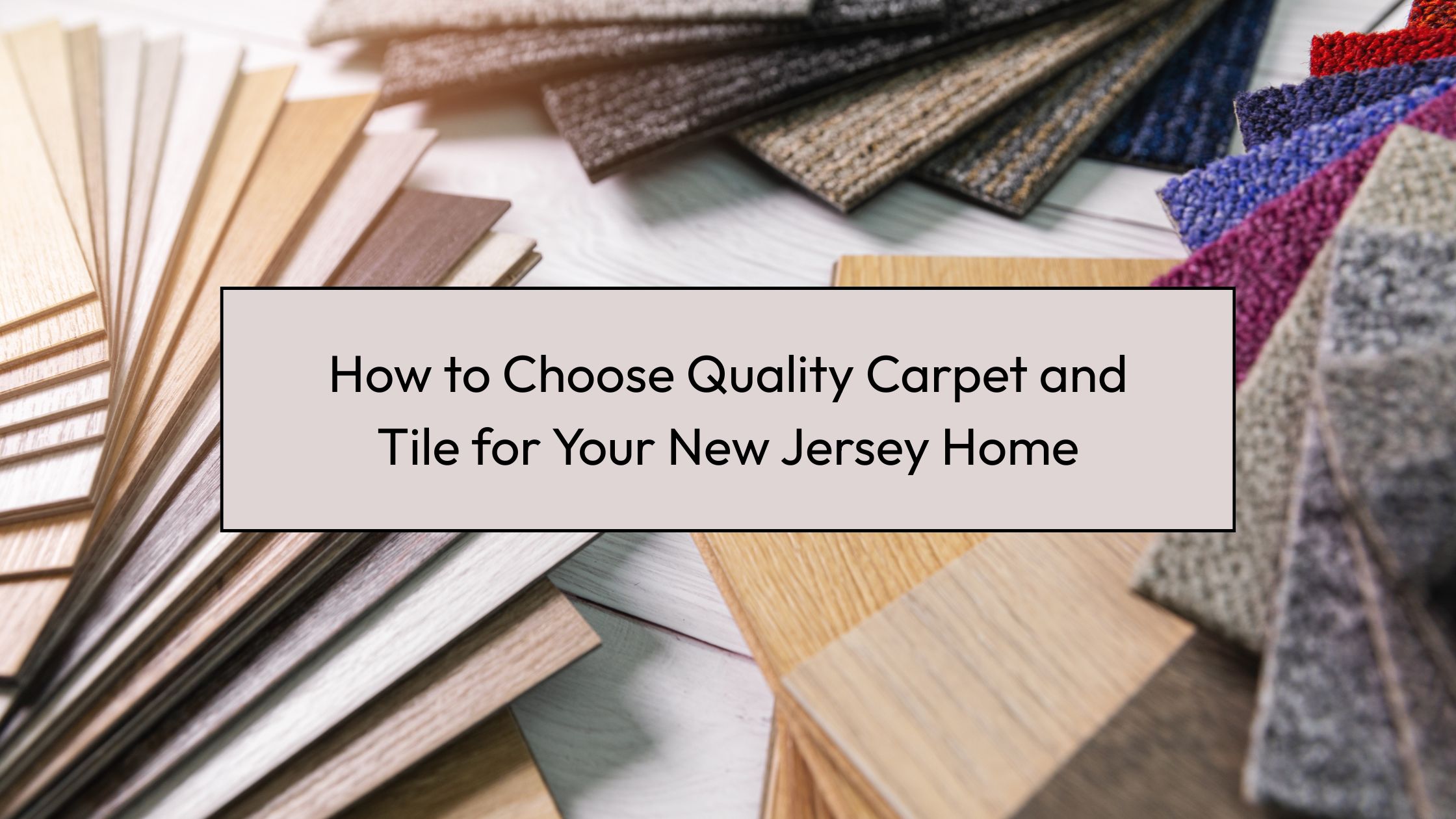 carpet and tile options