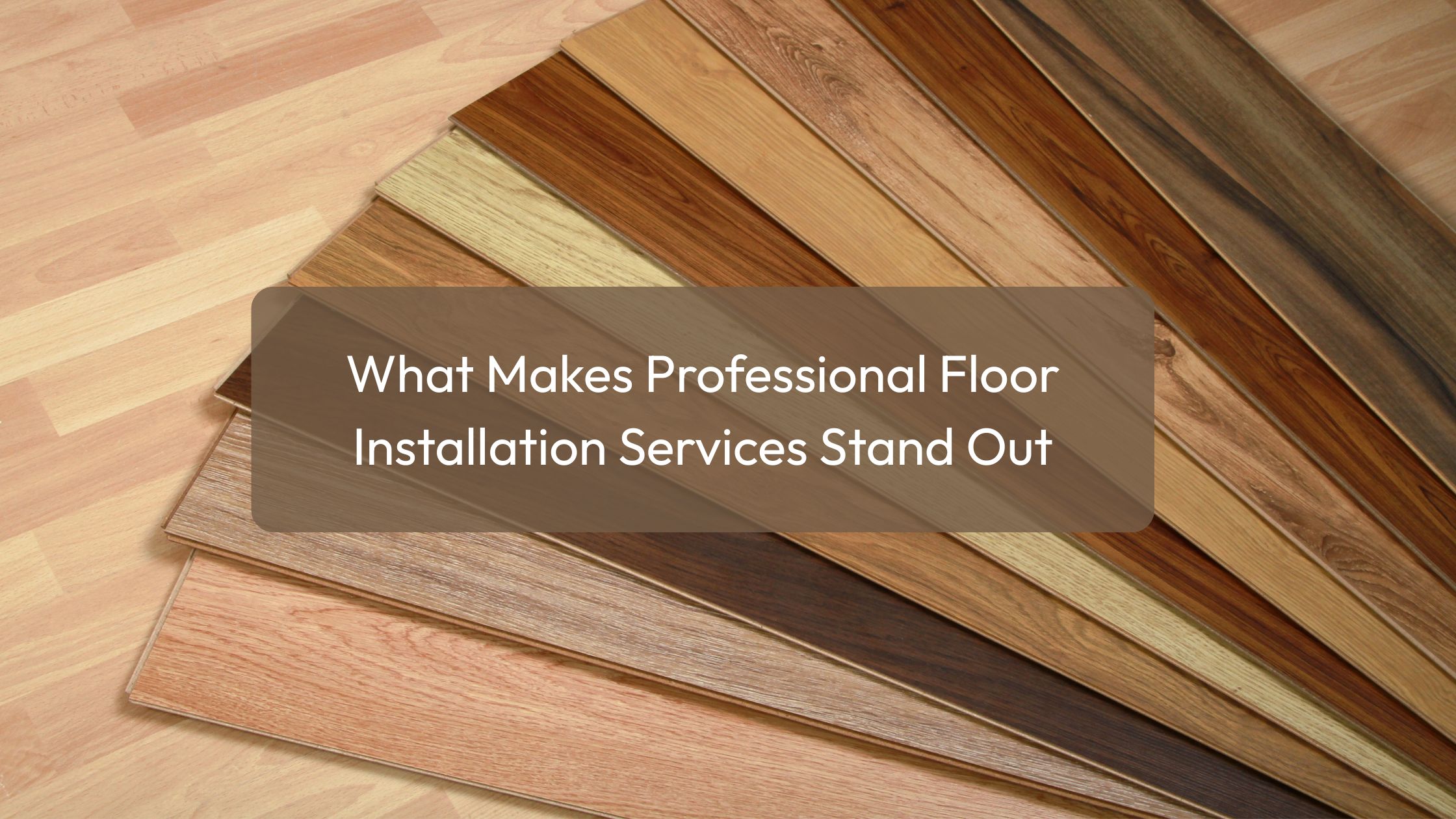 professional floor installation services